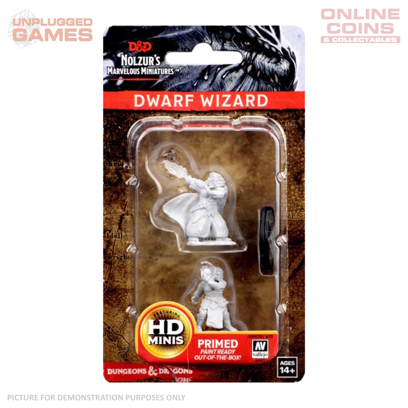 Dungeons & Dragons Nolzurs Marvelous Unpainted Miniatures - Dwarf Wizard